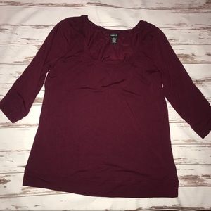 Torrid Burgundy Top